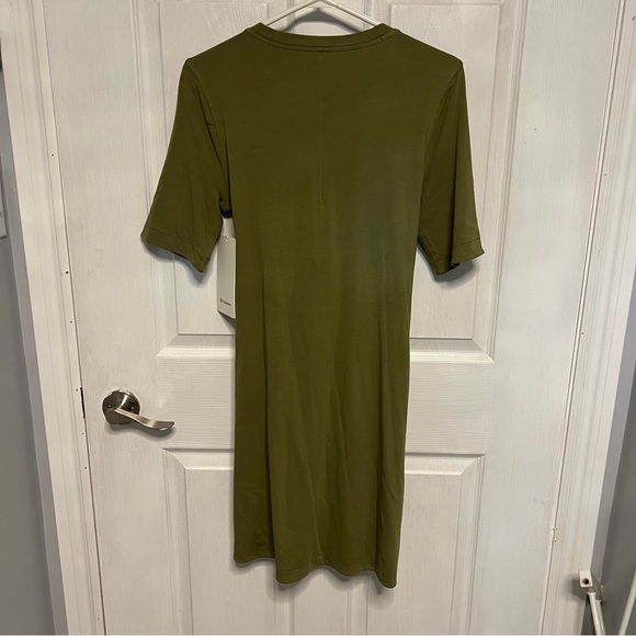 Lululemon bronze green wrap dress - Picture 5 of 5